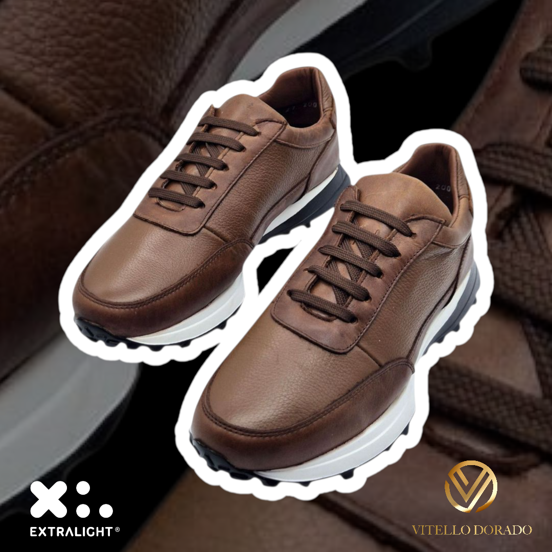 Sneakers Tiago Shedron piel venado