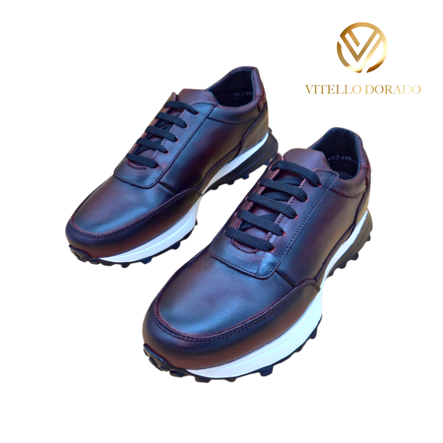 Sneakers Tiago Vino sombreado negro