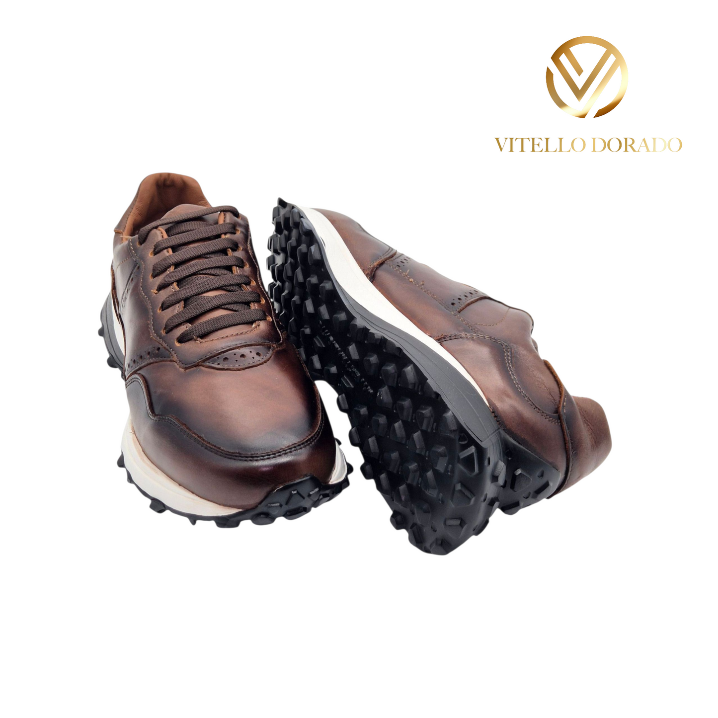 Sneakers Santino Cogñac sombreado negro