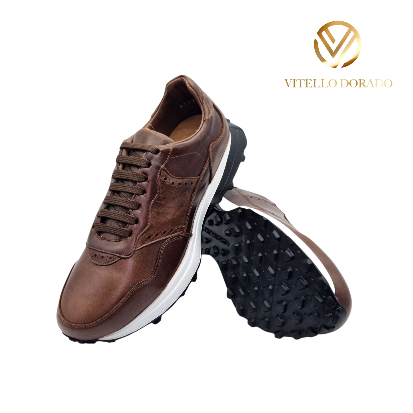 Sneakers Santino Cogñac - piel crazy