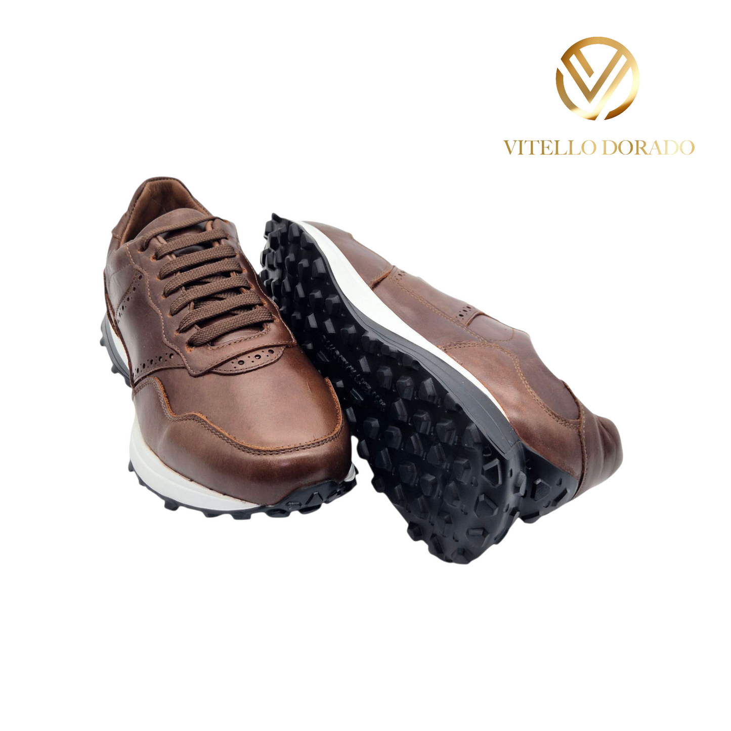 Sneakers Santino Cogñac - piel crazy