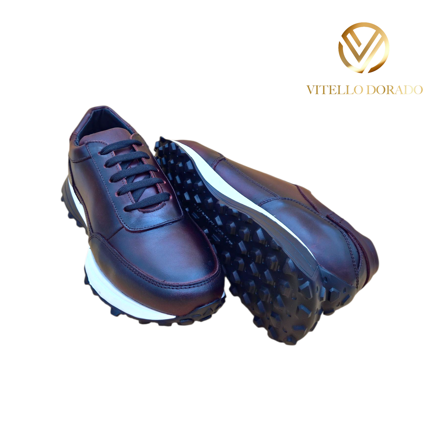 Sneakers Tiago Vino sombreado negro