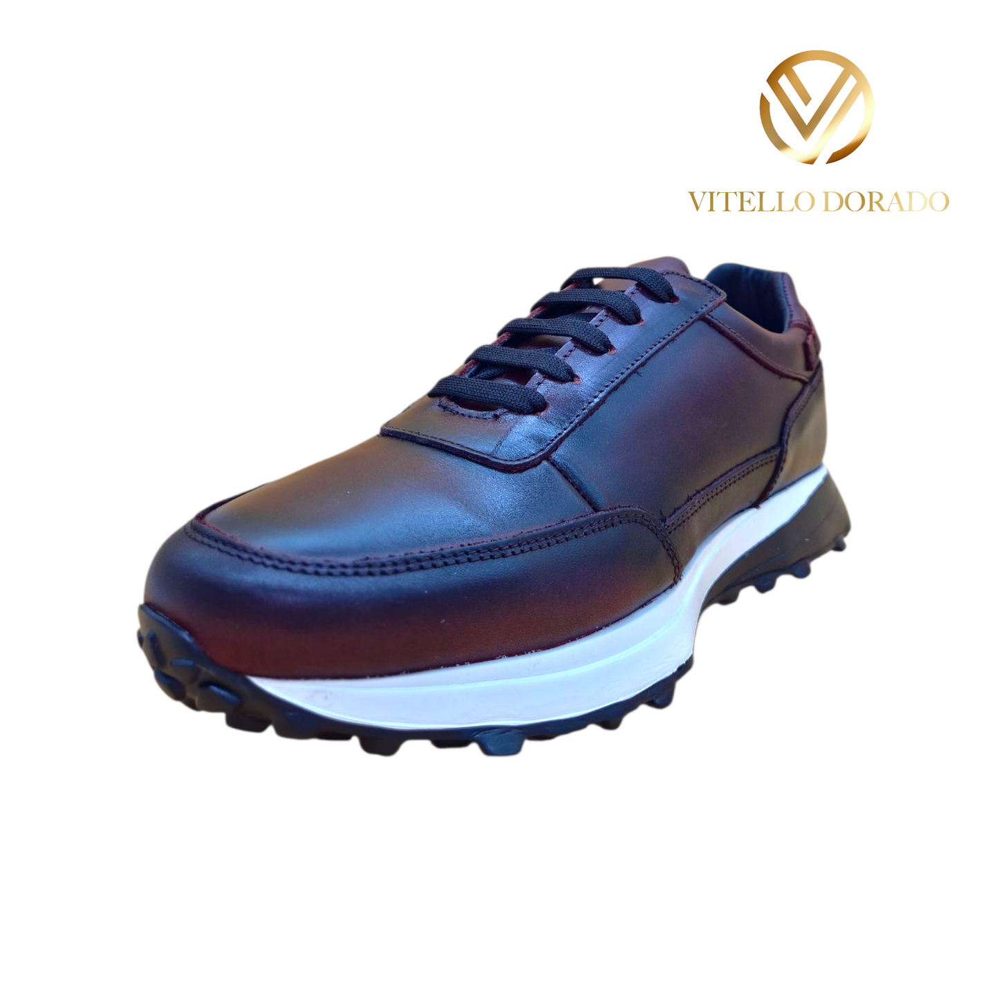 Sneakers Tiago Vino sombreado negro