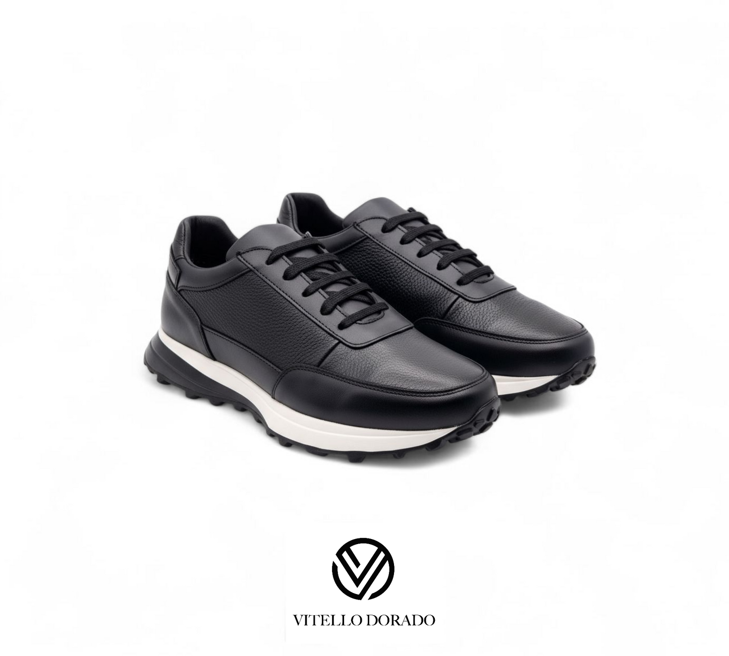 Sneakers Tiago Negro piel Venado