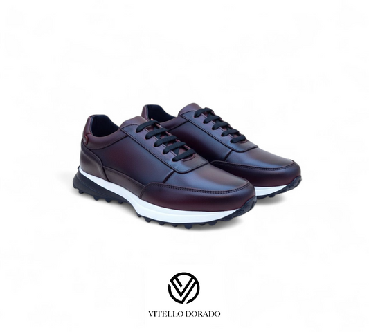 Sneakers Tiago Vino sombreado negro