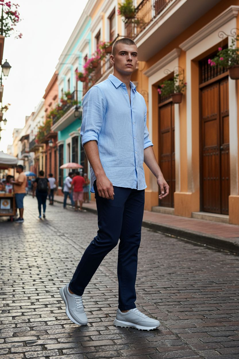 Sneakers Tiago Hueso piel flotter